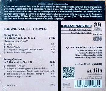 SACD Ludwig van Beethoven: Complete String Quartets Vol. II
