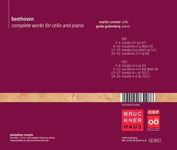2CD Ludwig van Beethoven: Complete Works For Cello And Piano