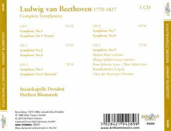 5CD/Dobozkészlet Ludwig van Beethoven: IX Symphonies