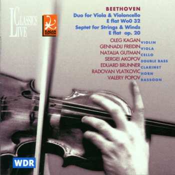 CD Ludwig van Beethoven: Duet for Viola & Violoncello in E-flat, WoO 32 / Septet in E-flat, Op. 20