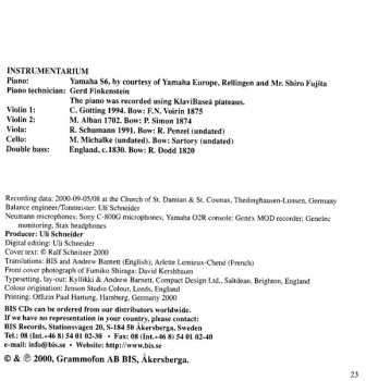 CD Ludwig van Beethoven: Piano Concertos Nos. 1 & 2 (Versions For Piano And String Quintet)