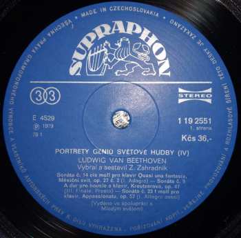 2LP Ludwig van Beethoven: Géniové Světové Hudby IV.