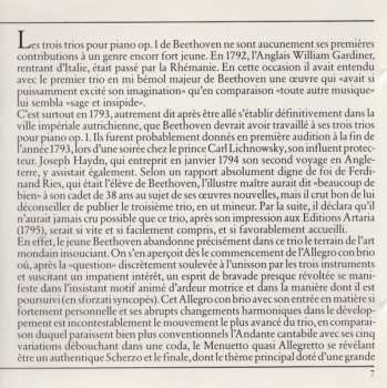 5CD Ludwig van Beethoven: Klaviertrios B-dur Op. 11 "Gassenhauer-Trio" &  C-moll Op. 1 Nr. 3