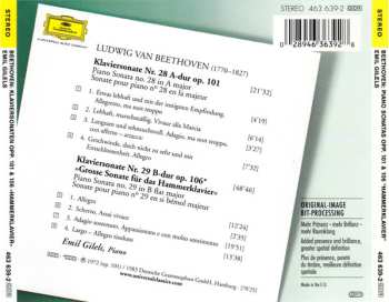 CD Ludwig van Beethoven: Klaviersonaten = Piano Sonatas Opp. 101 & 106 »Hammerklavier«