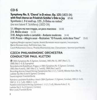 6CD/Dobozkészlet The Czech Philharmonic Orchestra: Symphonies