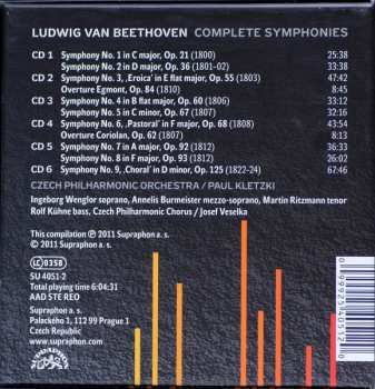 6CD/Dobozkészlet The Czech Philharmonic Orchestra: Symphonies