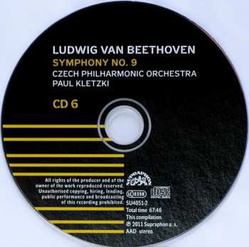 6CD/Dobozkészlet The Czech Philharmonic Orchestra: Symphonies