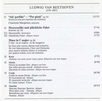 CD Ludwig van Beethoven: Messe In C / Ah! Perfido / Meeresstille Und Glückliche Fahrt