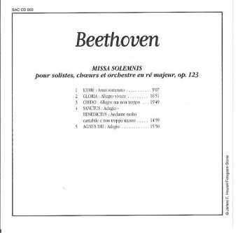 CD Ludwig van Beethoven: Missa Solemnis - Pour Solistes, Chœurs Et Orchestre En Ré Majeur, Op.123