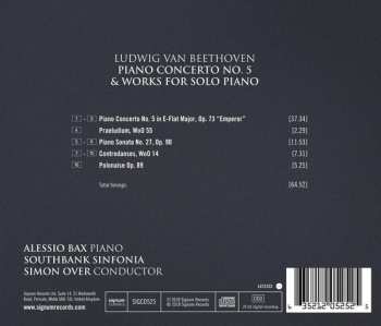 CD Ludwig van Beethoven: Piano Concerto No. 5 & Works For Solo Piano