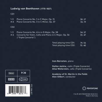 2CD Ludwig van Beethoven: Piano Concertos Part 1