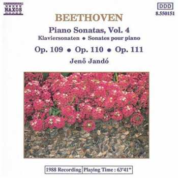 CD Ludwig van Beethoven: Piano Sonatas, Vol. 4