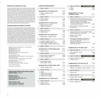 9LP/Dobozkészlet Ludwig van Beethoven: TACET's Beethoven Symphonies (Symphonies Nos. 1-9 Complete Edition) LTD | NUM