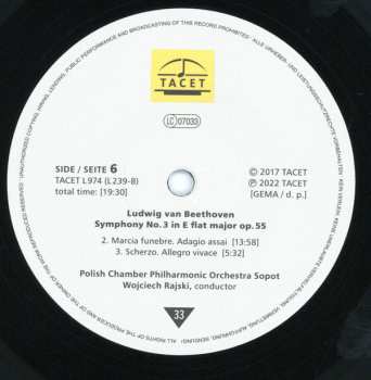 9LP/Dobozkészlet Ludwig van Beethoven: TACET's Beethoven Symphonies (Symphonies Nos. 1-9 Complete Edition) LTD | NUM