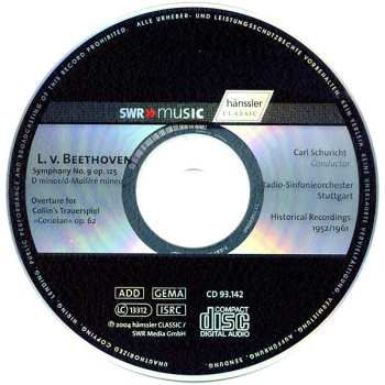 CD Ludwig van Beethoven: Symphony No. 9 Op. 125, Overture »Coriolan«, Op. 62