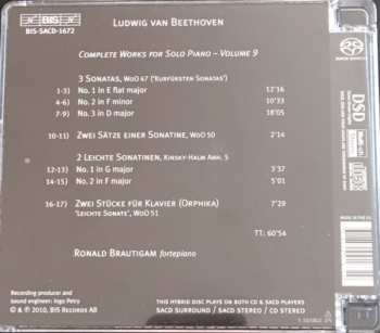 SACD Ludwig van Beethoven: Complete Works For Solo Piano, Volume 9 - Kurfürsten Sonatas WoO 47, 50 & 51