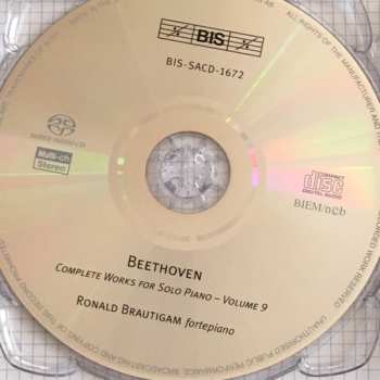 SACD Ludwig van Beethoven: Complete Works For Solo Piano, Volume 9 - Kurfürsten Sonatas WoO 47, 50 & 51
