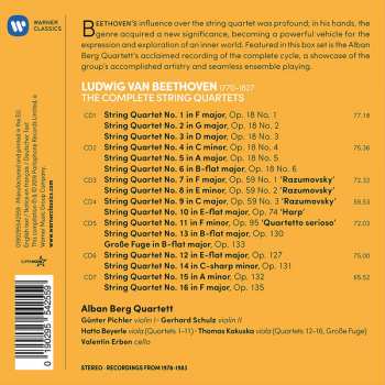 7CD/Dobozkészlet Ludwig van Beethoven: The Complete String Quartets