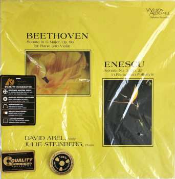 LP Ludwig van Beethoven: Sonata in G Major. Op 96 For Piano And Violin / Sonata No. 3 Op. 25 In Rumanian Folkstyle LTD