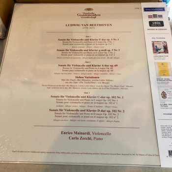 3LP/Dobozkészlet Ludwig van Beethoven: Sonatas For Violoncello And Piano / Seven Variations On The Duet "Bei Männern, Welche Liebe Fühlen" From "The Magic Flute" (Mozart)