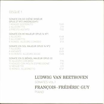3CD/Dobozkészlet Ludwig van Beethoven: Sonates Vol.1