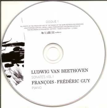 3CD/Dobozkészlet Ludwig van Beethoven: Sonates Vol.1