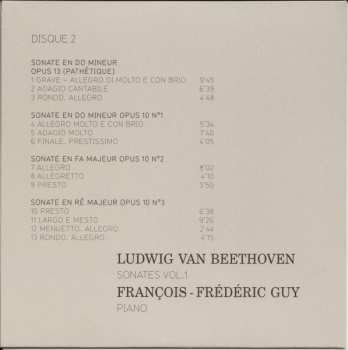 3CD/Dobozkészlet Ludwig van Beethoven: Sonates Vol.1