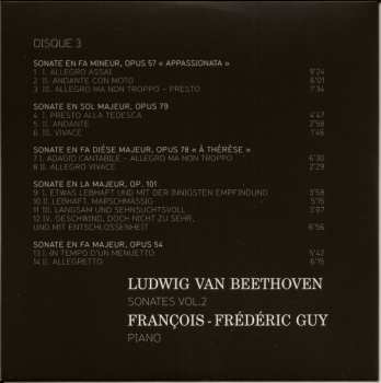 3CD/Dobozkészlet Ludwig van Beethoven: Sonates Vol.2