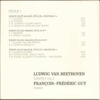 3CD/Dobozkészlet Ludwig van Beethoven: Sonates Vol.2
