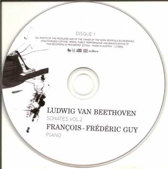 3CD/Dobozkészlet Ludwig van Beethoven: Sonates Vol.2