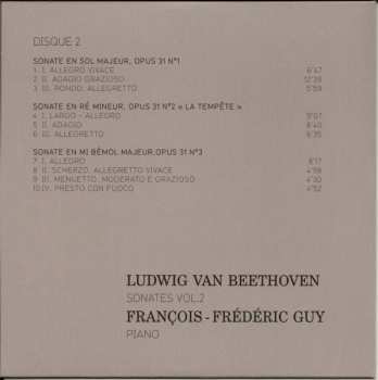 3CD/Dobozkészlet Ludwig van Beethoven: Sonates Vol.2