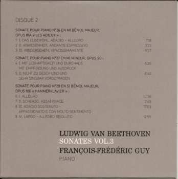 3CD/Dobozkészlet Ludwig van Beethoven: Sonates Vol.3