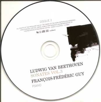 3CD/Dobozkészlet Ludwig van Beethoven: Sonates Vol.3