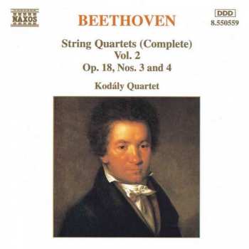 CD Ludwig van Beethoven: String Quartets (Complete) Vol. 2 Op. 18, Nos. 3 And 4