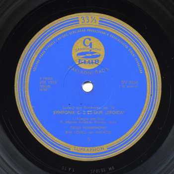 LP The Czech Philharmonic Orchestra: Symfonie Č. 3 Es-Dur "Eroica", Op. 55