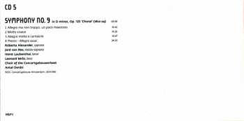 5CD/Dobozkészlet Ludwig van Beethoven: Symphonies 1-9 LTD