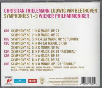 6CD/Dobozkészlet Ludwig van Beethoven: Symphonies