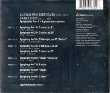 6CD/Dobozkészlet Ludwig van Beethoven: Symphonies Nos.1-9 