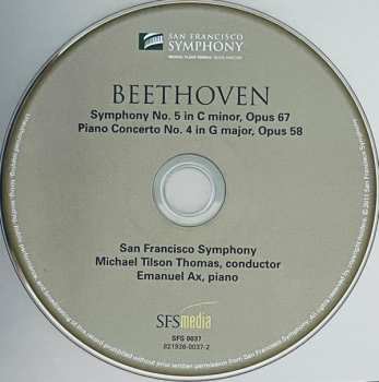 SACD Ludwig van Beethoven: Symphony No. 5, Piano Concerto No. 4