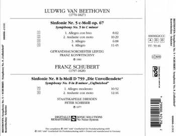 CD Ludwig van Beethoven: Symphony No. 5 / Symphony No. 8 "Unfinished"