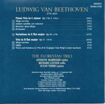 4CD/Dobozkészlet Ludwig van Beethoven: The Complete Music For Piano Trio 