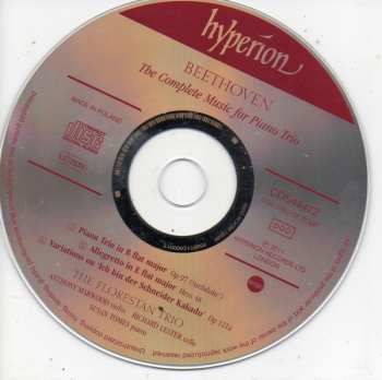 4CD/Dobozkészlet Ludwig van Beethoven: The Complete Music For Piano Trio 