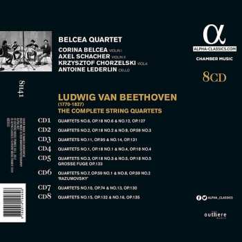 8CD/Dobozkészlet Ludwig van Beethoven: The Complete String Quartets