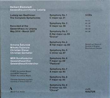 5CD/Dobozkészlet Ludwig van Beethoven: The Complete Symphonies