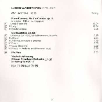 3CD Ludwig van Beethoven: The Piano Concertos