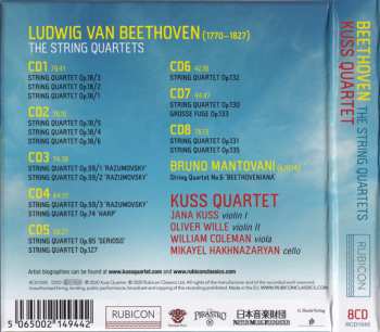 8CD/Dobozkészlet Ludwig van Beethoven: The String Quartets (Live From Suntory Hall, Tokyo)