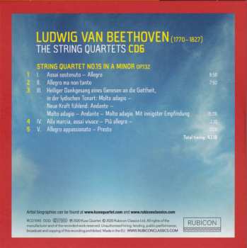 8CD/Dobozkészlet Ludwig van Beethoven: The String Quartets (Live From Suntory Hall, Tokyo)