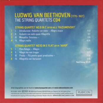 8CD/Dobozkészlet Ludwig van Beethoven: The String Quartets (Live From Suntory Hall, Tokyo)