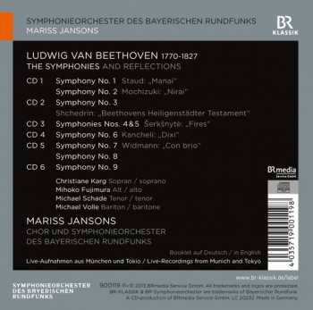 6CD/Dobozkészlet Ludwig van Beethoven: The Symphonies And Reflections