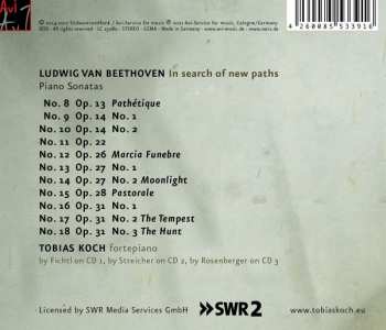 3CD Ludwig van Beethoven: In Search Of New Paths: Piano Sonatas Nos. 8-18